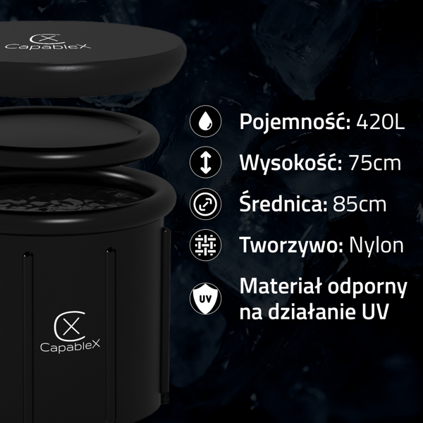 CAPABLEX isbad 420 L Ø85 × 75 cm