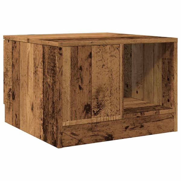 vidaXL Soffbord, Antikträ, 50x50x36 cm