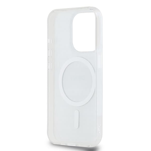 DKNY IML Mono & Stripe MagSafe-etui til iPhone 15 Pro Max, Beige