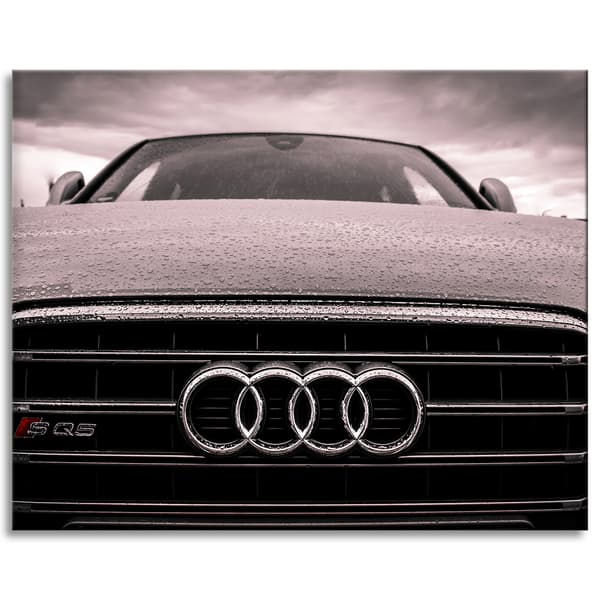 Canvastavla Barn Audi Bil 100x80