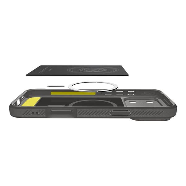 iPhone 17 Pro MagSafe Rugged Armor Mag-skal – Grå