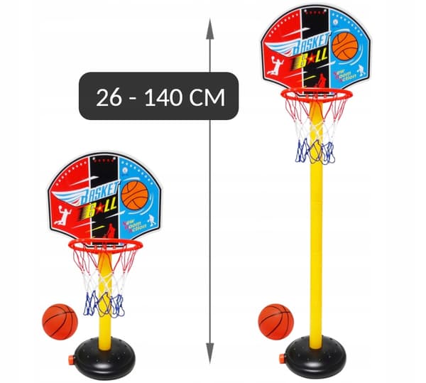 [pack][5] Basketset FÖR barn basketboll 140 CM Y291