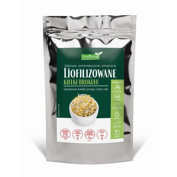 Frysttørrede broccolispirer 10 g
