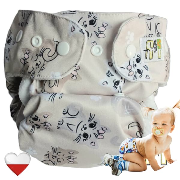 NappiMe Pocket Coolmax Kitty Genanvendelige Bleer