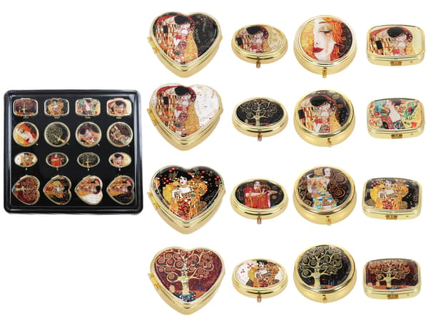 Display, set 16 mixboxar - G. Klimt (CARMANI)