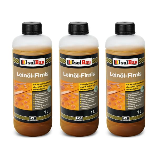 IsolBau Linfröolja Leinöl Firnis 3L
