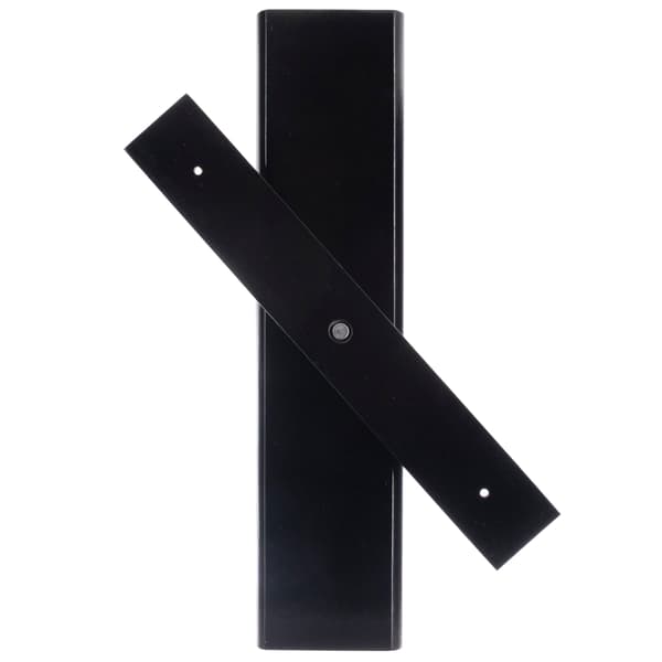 Bilovit Aluminium Bastu Timglas, Svart