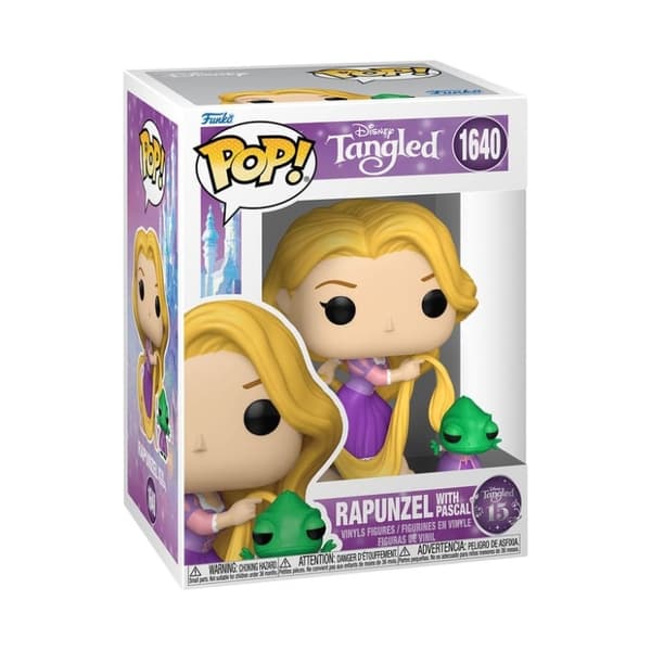 Funko POP Tangled 1640 Rapunzel med Pascal-figur