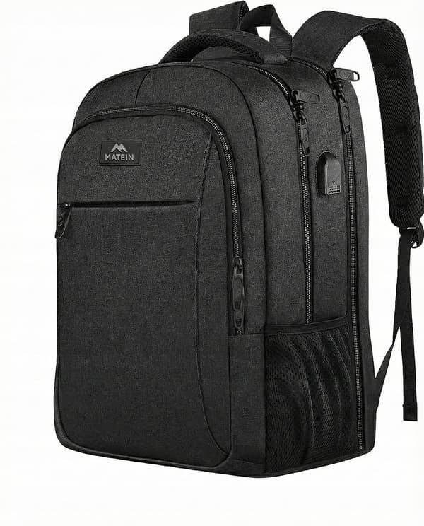 Matein 1007 BLK 17" Laptop Rygsæk Sort