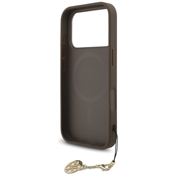Guess 4G Charms Collection MagSafe-etui til iPhone 17 Pro brunt