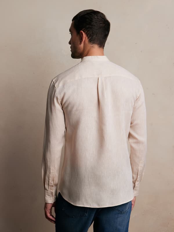 BEIGE SKJORTE MED LANGÆRM XXL