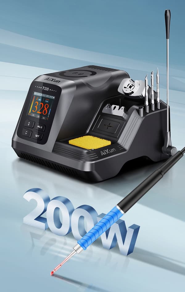 Aixun T320 200W 210 stang + 3 spidser