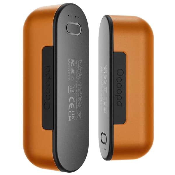 Ocoopa UT2s powerbank 2x5000 mAh 2x8 timer orange