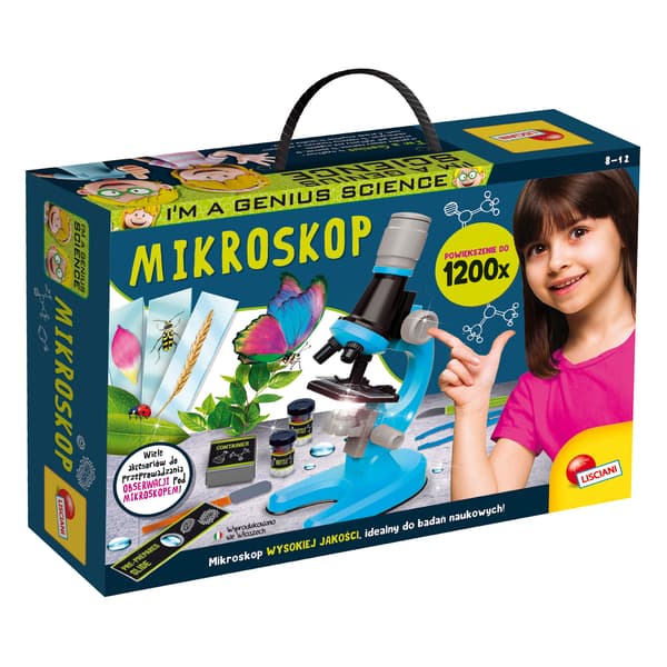 Lisciani. Olen Nero. Mikroskooppi