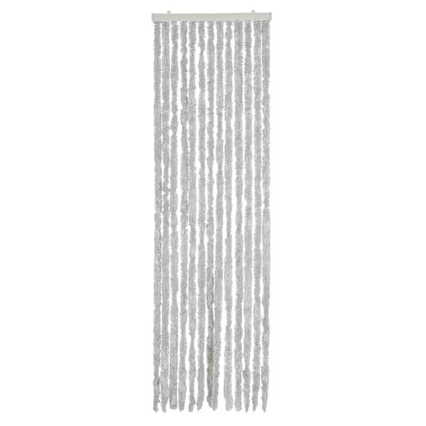 vidaXL Flugnät, Grå, 56x185 cm, Chenille