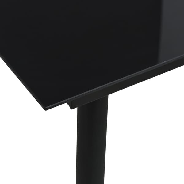 vidaXL havemøbelsæt med 3 dele, rattan PVC, sort