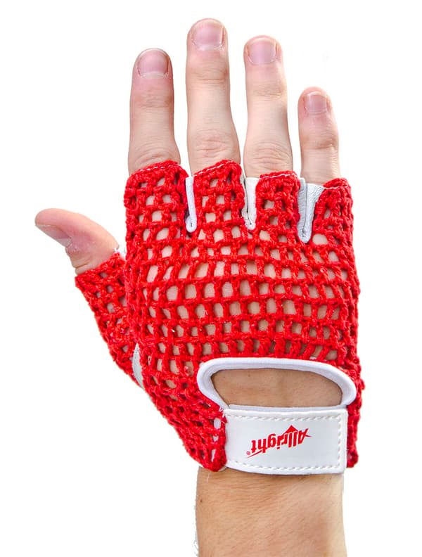 SPORTHANDSKAR storlek XXL röd ALLRIGHT mesh mod.067