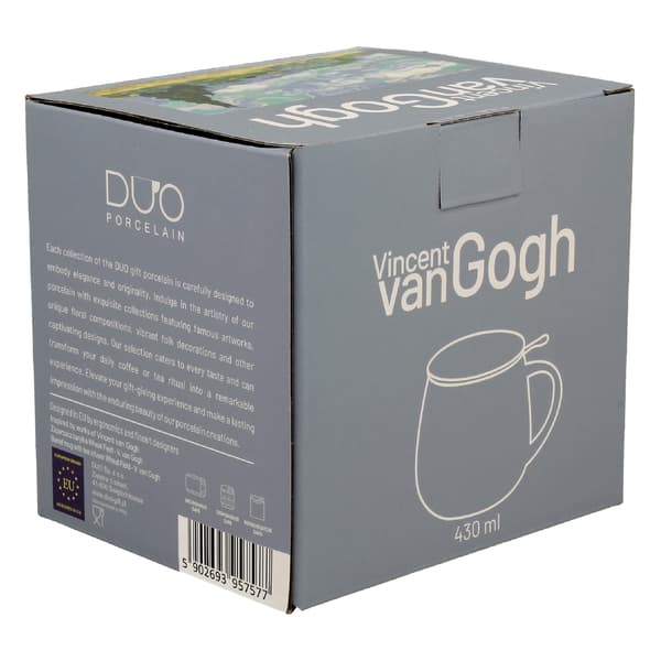 Porcelænskrus med infuser 430 ml