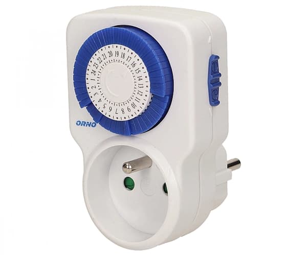 Mini mekanisk analog timer 24h 3500W nätspänning