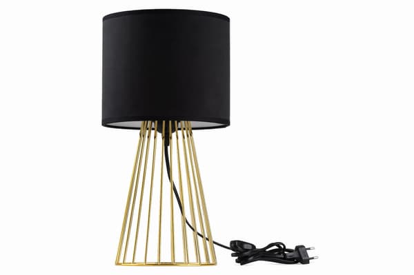Tornado ASBGZ lampe, sort fløjl