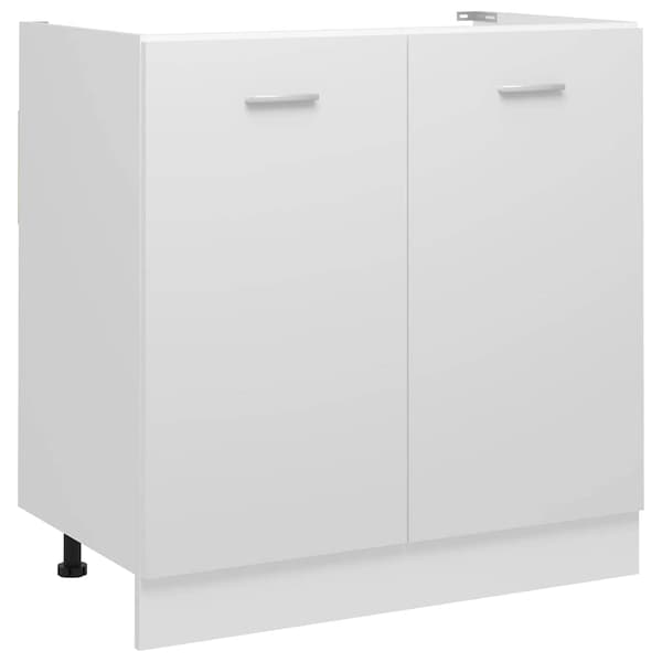 vidaXL vaskskab hvid 80x46x81,5 cm spånplade