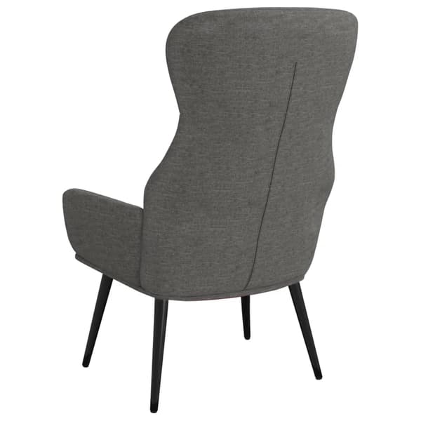 vidaXL Loungefåtölj, ljusgrå, tygklädsel