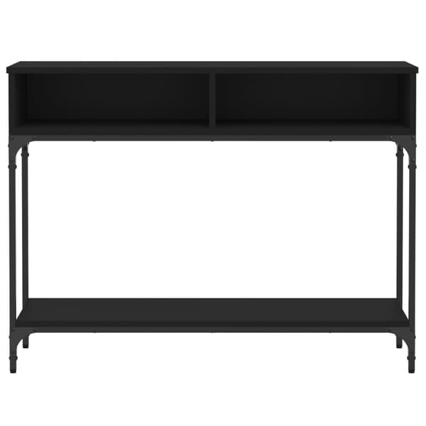 vidaXL konsolbord, sort, 100x30,5x75 cm