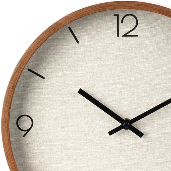 Moderni valkoinen ja beige seinäkello 30 cm