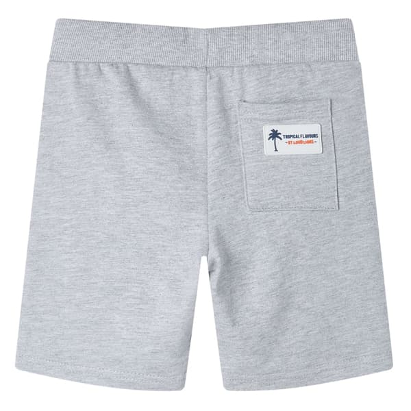 Børneshorts med snøre, grå, 140