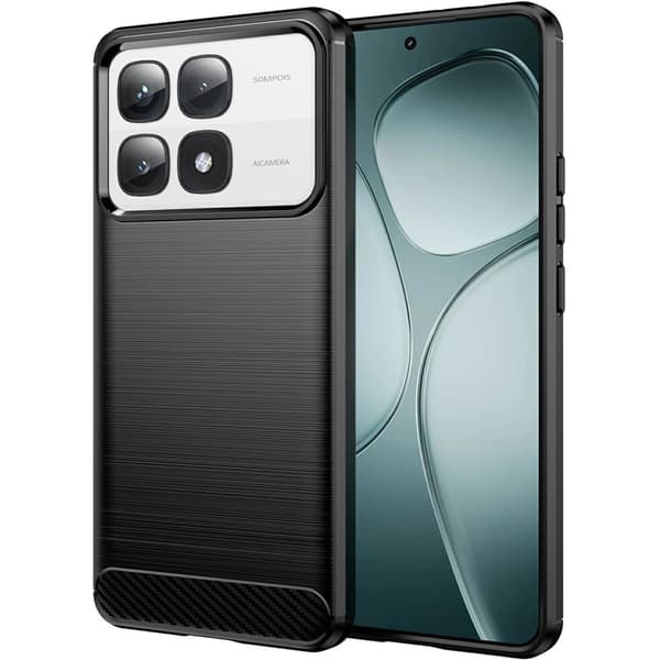 Fodral till Xiaomi 14T, Kolfiber, svart