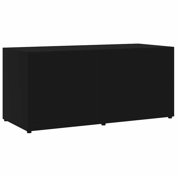 vidaXL TV-skab sort 80x34x36 cm spånplade