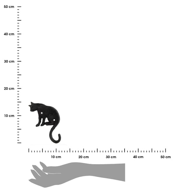 Støbejernsbøjle Kat 10,8 x h15,3 cm