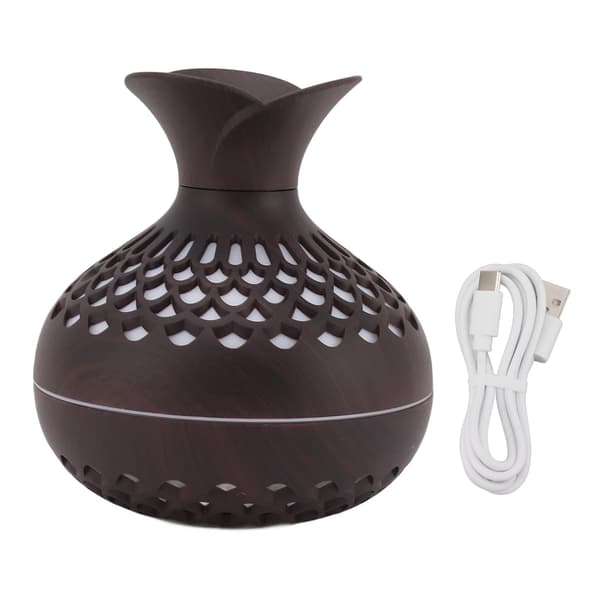 Blommig luftfuktare - Mini aromdiffusor 300ml USB aromaterapi