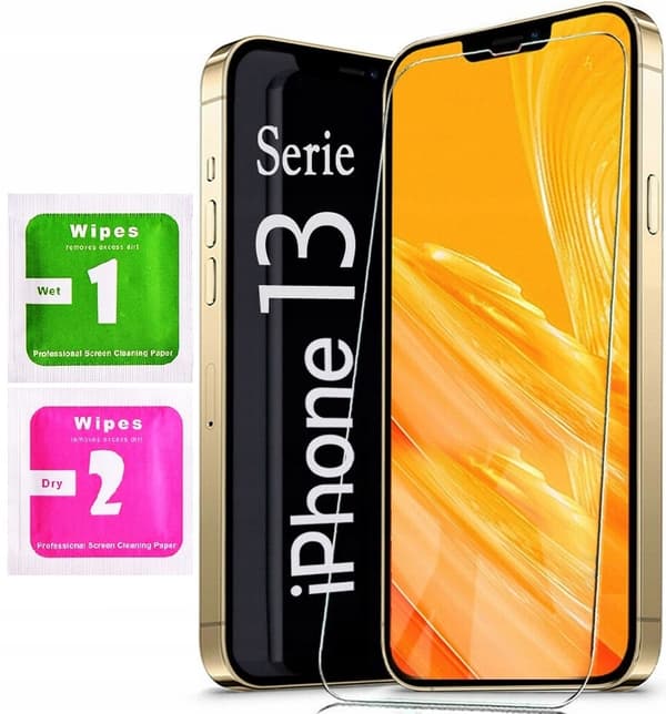 Etui til iPhone 13 | 14 Silikone Klar Etui Slim Back + 9H Glas