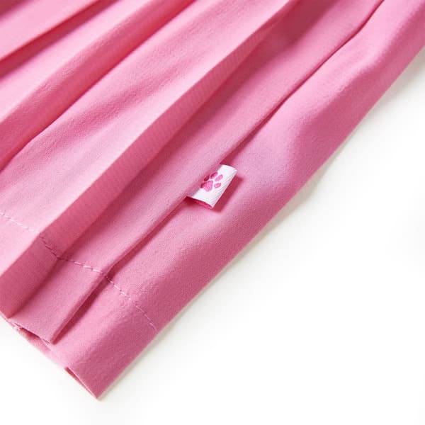 Plisserad barnkjol, rosa, 140