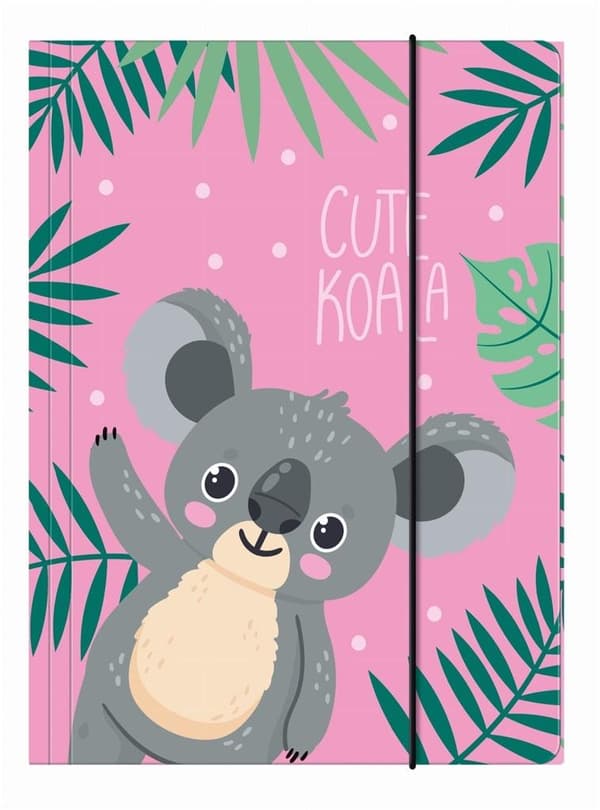 Mappe med elastik A4 Koala 10 DERFORM