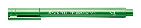 Metallpenna M grön (10 st) STAEDTLER