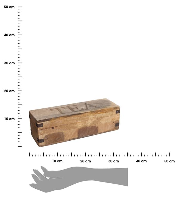 Mangotræsæske med 4 rum
