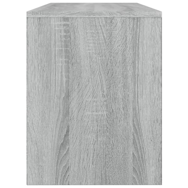 vidaXL toiletskammel, grå Sonoma eg, 70x35x45 cm