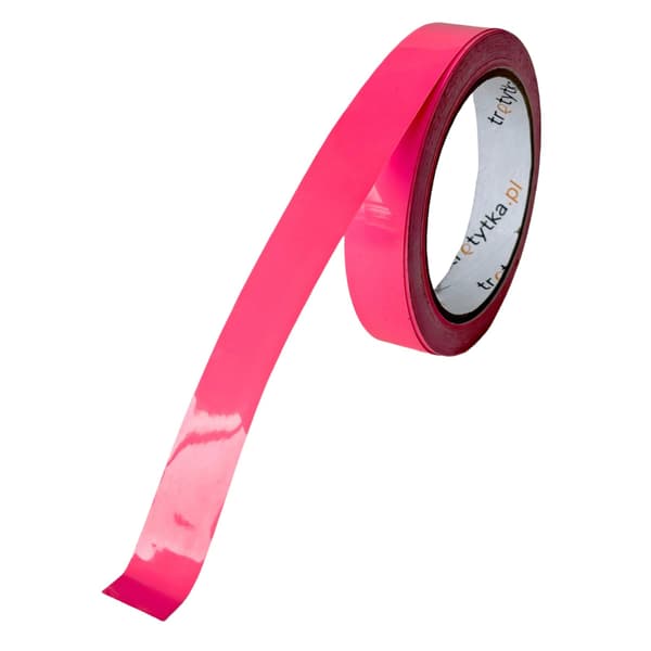 Fluorescerande tejp 20 mm x 10 m rosa