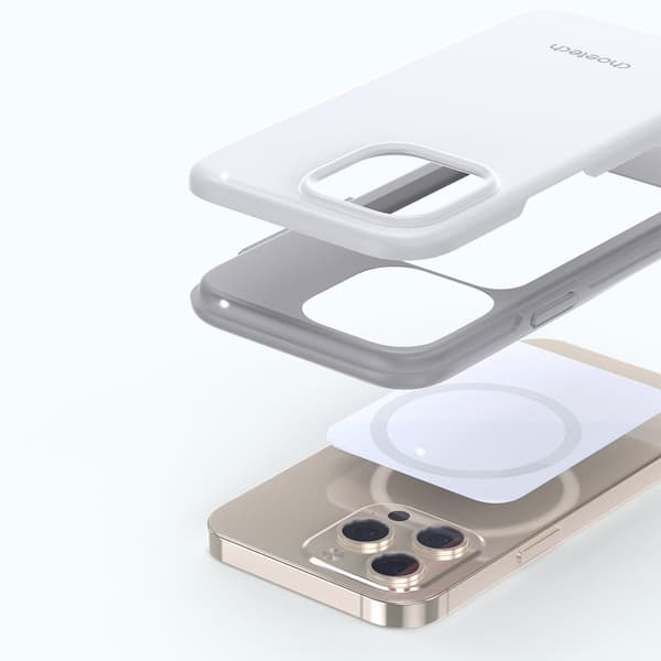 iPhone 13 Pro MFM Anti-fall-skal vitt