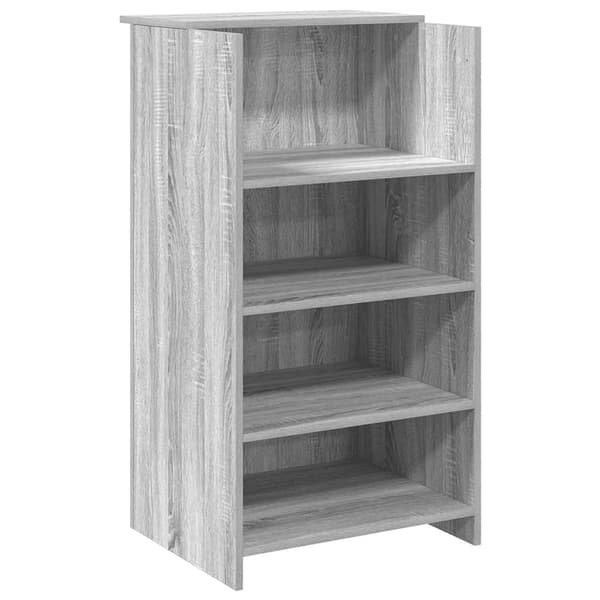 vidaXL receptionsdisk sonoma grå 55x50x103,5 cm limet træ