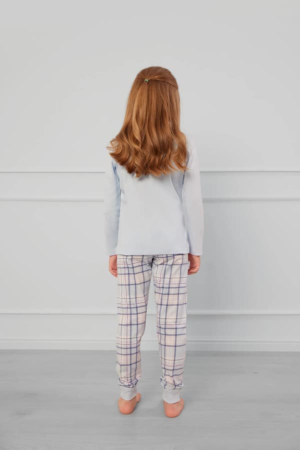 Katrin flickpyjamas långärmad, långbyxor 4 år