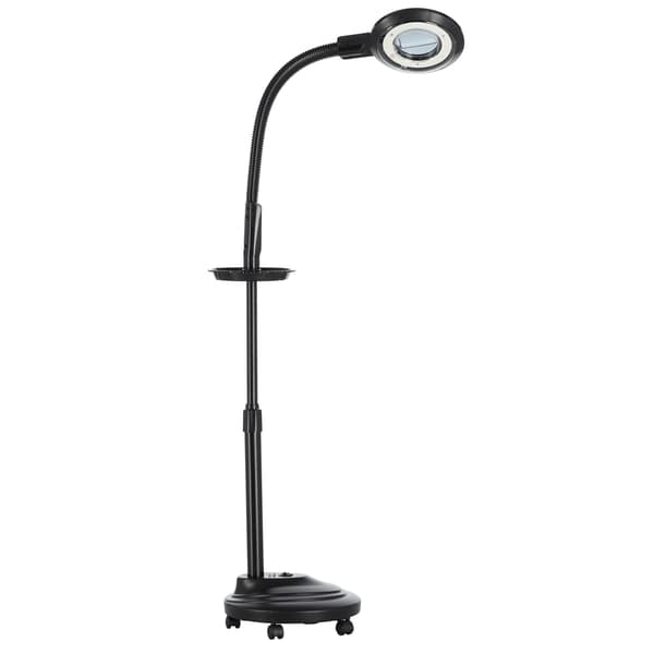 24W LED Kosmetiklampe Øjenvippeforstørrelse Stående Sort