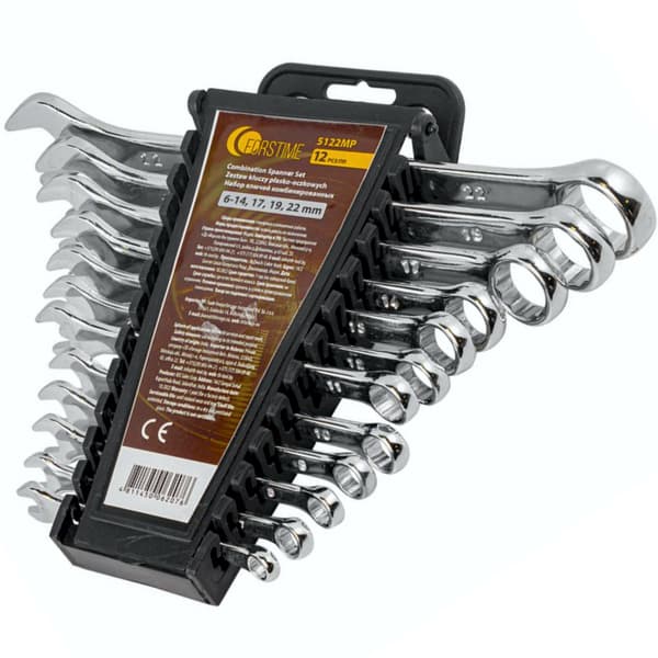 Set med 6-22mm ringnycklar, 12 delar