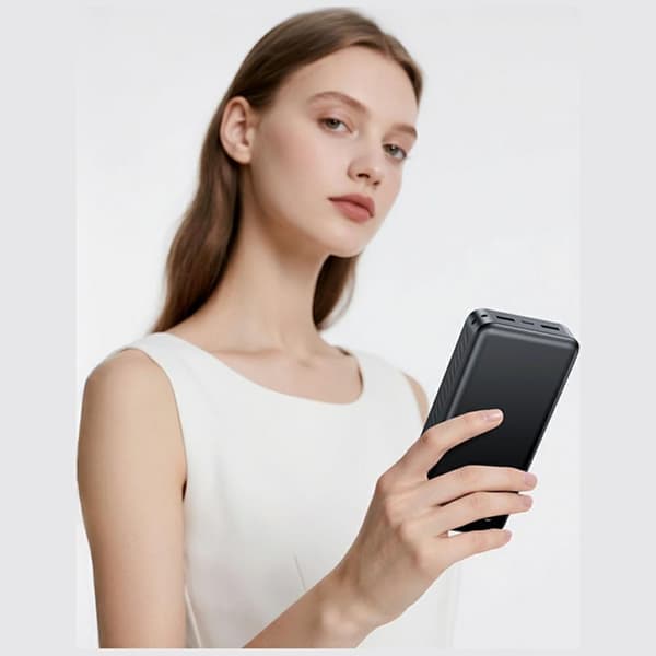 Powerbank USAMS PB83 2xUSB-A 1xUSB-C 20000mAh hvid