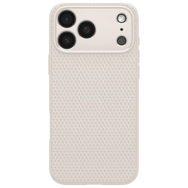Spigen Liquid Air cover til iPhone 17 Pro Max i titanium