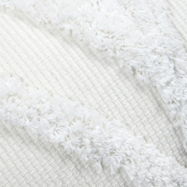 BALMA WHITE kudde 30x50 cm fransar