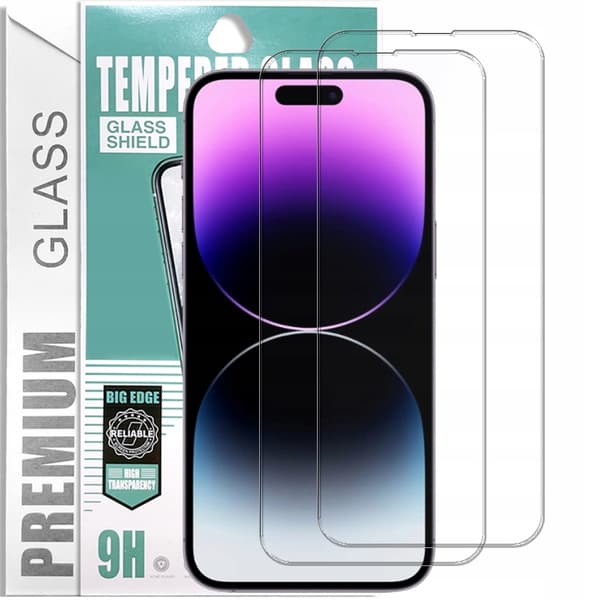 2x PremiumGlass 9H härdat glas för iPhone 14 Pro Max
