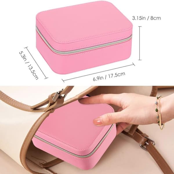 Smyckeskrin Organizer Rosa
